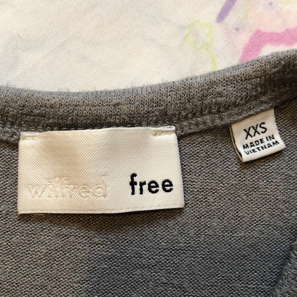 WILFRED Grey Extra Long Sleeveless Vest  Size XXS - Picture 3 of 6